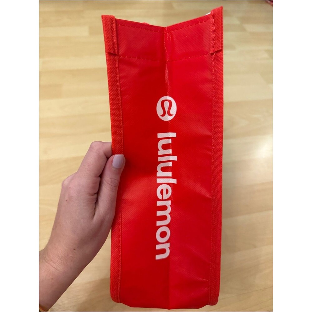 Lululemon Made to Feel Red Small Reusable Tote Bag - Picture 2 of 3